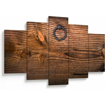 Obraz textúry dreva, päťdielne 150x105 cm