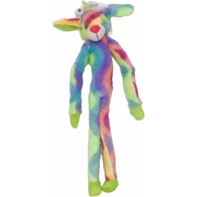 Hračky Salač Králik dlháň dúhový pískací 48 cm