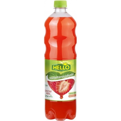 HELLO Multivitamín jahoda 1 l