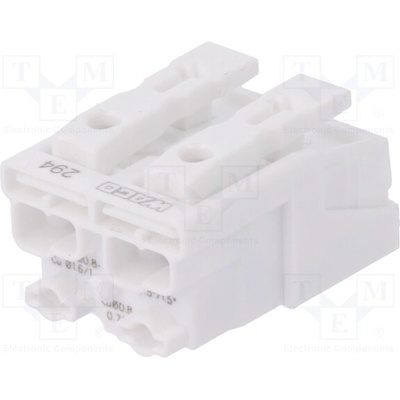 WAGO 294-4002 Instalační; 24A; 500V; zasouvací,pružinová svorka; 0,5÷2,5mm2