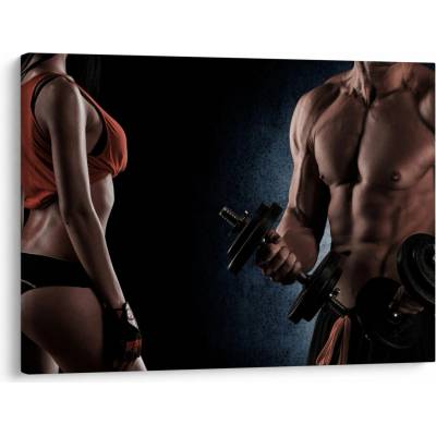 Obraz - Fitness, jednodílný 70x50 cm
