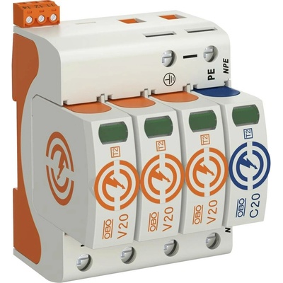OBO Bettermann 5095333 V20-3+NPE+FS-280 modul s prepäťovou ochranou 20 kA 1 ks
