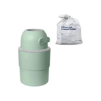 chicco Teleskopický kbelík na pleny Odour Off včetně 1 balení vložek do koše, zelený