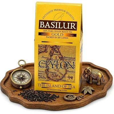 Basilur papír GOLD OP1 černý 100 g