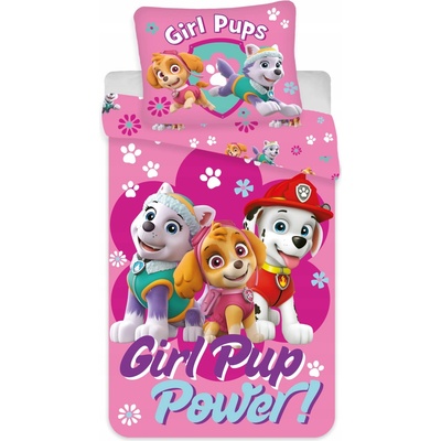 BrandMac obliečky Tlapková patrola Girl Pup Power! 40 x 60 100 x 135 cm