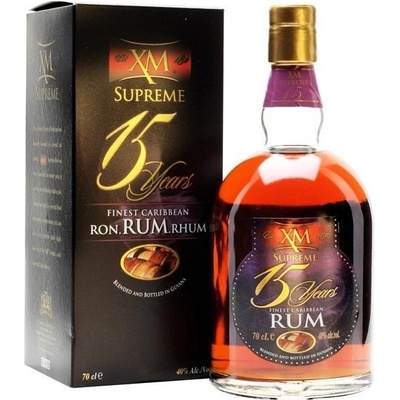XM Demerara Supreme 15y 40% 0,7 l (karton)