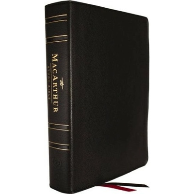 MacArthur Study Bible 2nd Edition: Unleashing God's Truth One Verse at a Time (Lsb, Black Genuine Leather, Comfort Print, Thumb Indexed)