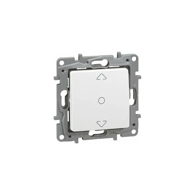 Legrand Ovládač žalúzií spínačový 10A/250V (SS) biela Niloé