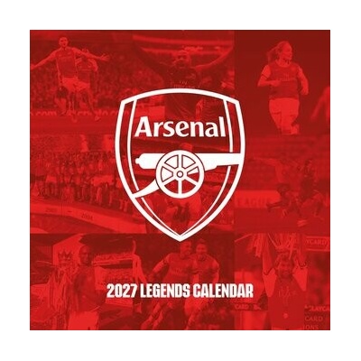 Oficiální nástěnný FC Arsenal: Legendy 30,5 x 30,5|61 cm 2027
