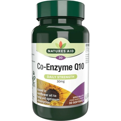 Natures Aid Koenzym Q10 30 mg 30 softgel kapslí