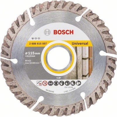 Bosch Dia kotouč Standard for Universal 115 x 22,23 x 2 mm, 1ks 2608615057 – Hledejceny.cz