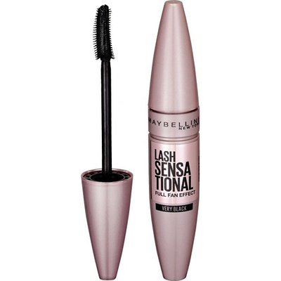 Maybelline Řasenka pro dlouhé a plné řasy Lash Sensational Mascara Very Black 9,5 ml