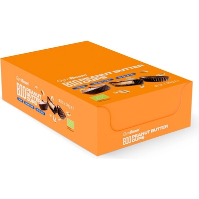 GymBeam BIO Košíčky s arašidovým maslom 12 x 39 g