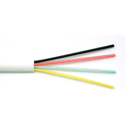 Datacom 1001 kabel telefonní, 4 žilový, 100m, bílý
