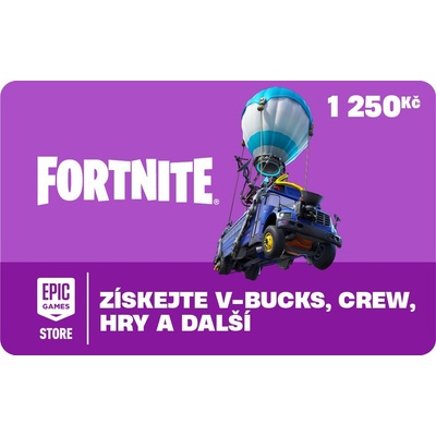 Fortnite Dárková karta 1250Kč