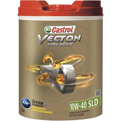 Castrol Vecton Long Drain E6/E9 10W-40 20 l – Hledejceny.cz