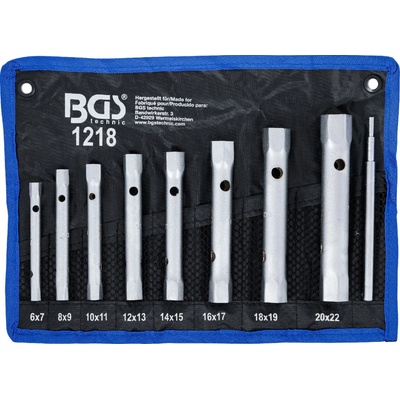 BGS technic Sada trubkových klíčů 6 x 7 - 20 x 22 mm 9dílná BGS 1218