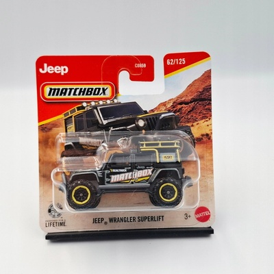Mattel Matchbox Angličák Jeep Wrangler Superlift DMN32