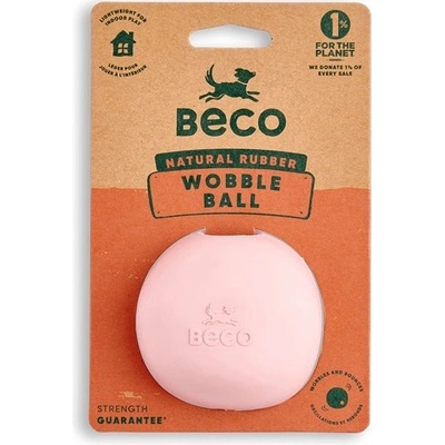 Beco Wobble Ball růžová 7,6 cm