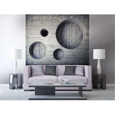 Dimex MS-3-0038 vliesová fototapeta na zeď 3D geometrické pozadí rozměry 225 x 250 cm