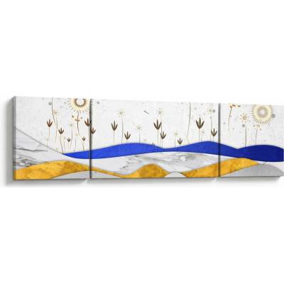 Obraz - Zlaté hory, trojdielne 170x50 cm