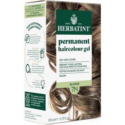 Herbatint Barva na vlasy číslo 7N odstín Blond 170 ml