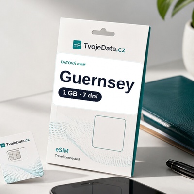 eSIM Guernsey 1 GB / 7 dní