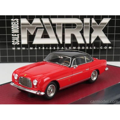Matrix scale models Modely v mierke Matrix Ferrari 212 Inter Coupe Ch.191 Ghia 1952 Red Black 1:43