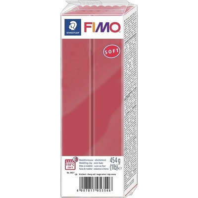 FIMO soft tmavě červená 454 g blok