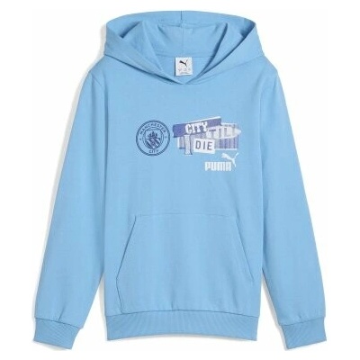 Puma Manchester City LW Football Light Blue