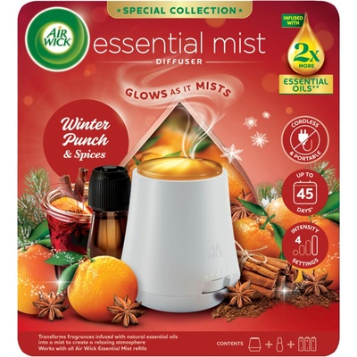 AIR WICK aroma difuzér + náplň Winter Punch & Spices 20 ml