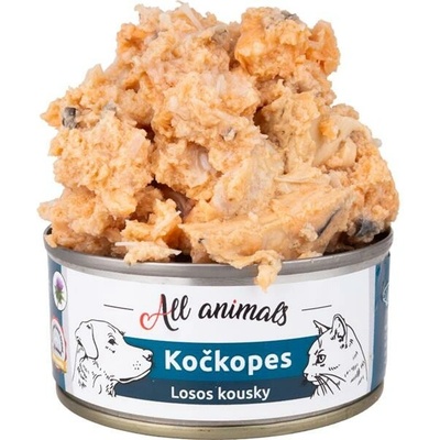 All Animals kočkopes Losos kúsky 90 g