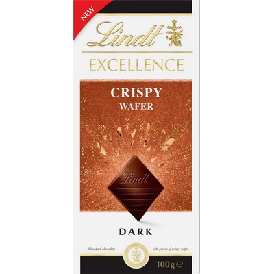 Lindt EXCELLENCE Dark Crispy Wafer 100 g