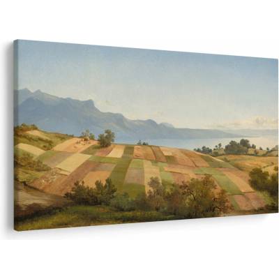 Obraz - Alexandre Calame, Swiss Landscape, reprodukcia, jednodielne 150x100 cm