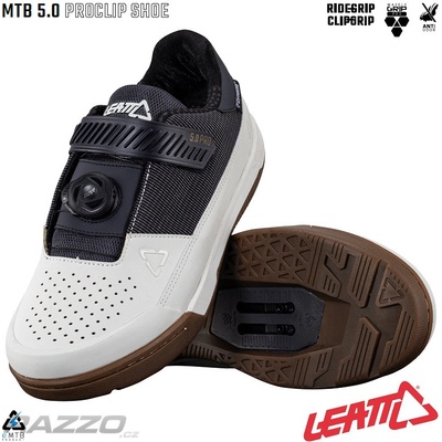 Leatt MTB ProClip 5.0 Shoe White 2025