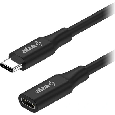 AlzaPower APW-CBTC00515B Core USB-C (M) to USB-C (F) 3.2 Gen 1, 1.5m, černý