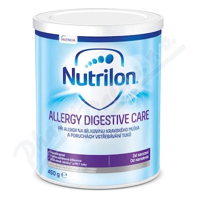 NUTRILON ALLERGY DIGESTIVE CARE POR PLV SOL 1X450G – Hledejceny.cz