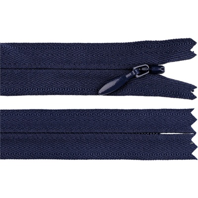 Prima-obchod Spirálový zip skrytý YKK No 4 délka 50 cm, barva 919 modrá tmavá