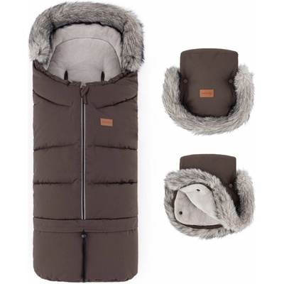 Petite&Mats Set zimný Arctic 4v1 Furry Rich Brown