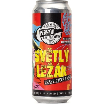 Permon světlý ležák 12% 1 l (pet)