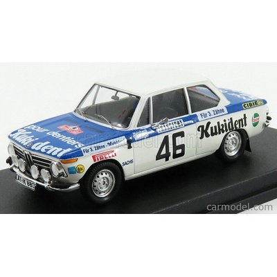 Trofeu BMW N 46 Rally Montecarlo 1973 R.hainbach W.biebinger Bílá Modrá 1:43