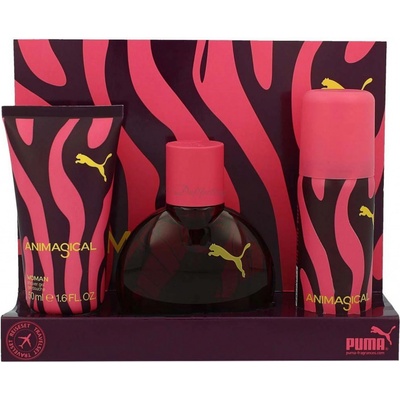 Puma Animagical Woman EDT 40 ml + sprchový gel 50 ml + deospray 50 ml dárková sada – Hledejceny.cz