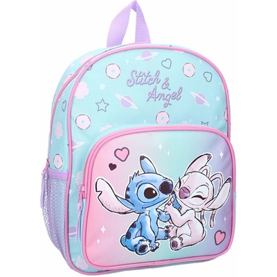 Vadobag · Dievčenský batoh s predným vreckom Stitch & Angel | licencia Lilo & Stitch 7L