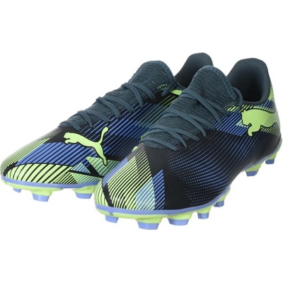 Puma Future 7 PRO+ FG/AG Tmavě modrá Světle zelená Černá Bílá