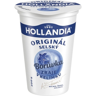 Hollandia Selský jogurt borůvkový 200 g
