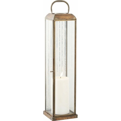 Kovový/sklenený lampáš (výška 49 cm) Herslev – House Nordic