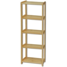 Drewmax RG123 Dřevěný regál 40-80 x 30 x 150 cm