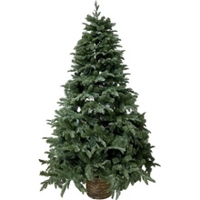 Chic Antique Zelený vánoční jedlový strom v květináči se světýlky Fleur Tree - 139*210 cm - Chic Antique