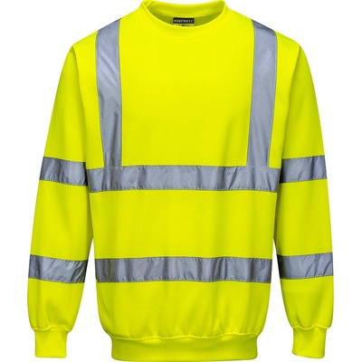 Portwest B303 Hi Vis reflexná mikina žltá
