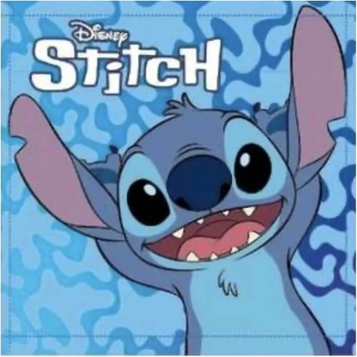 MLC uterák na tvár Stitch licencia Lilo & Stitch 30 x 30 cm